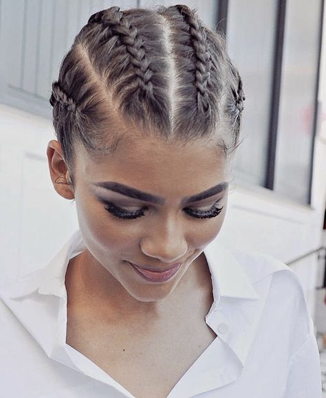 Hairstyles Zendaya, Cornrows Natural, Long Braided Hairstyles, Zendaya Hair, Cornrows Natural Hair, Natural Hair Bun Styles, Natural Afro Hairstyles, Cute Box Braids Hairstyles, Cornrow Hairstyles