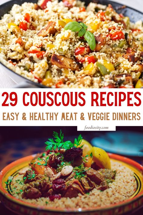 Leftover Couscous Recipes, Healthy Couscous Recipes, Recipes With Couscous, Couscous Meals, Moroccan Couscous Recipes, Couscous Bowls, Couscous Dinner, Pearl Couscous Recipes, Couscous Healthy