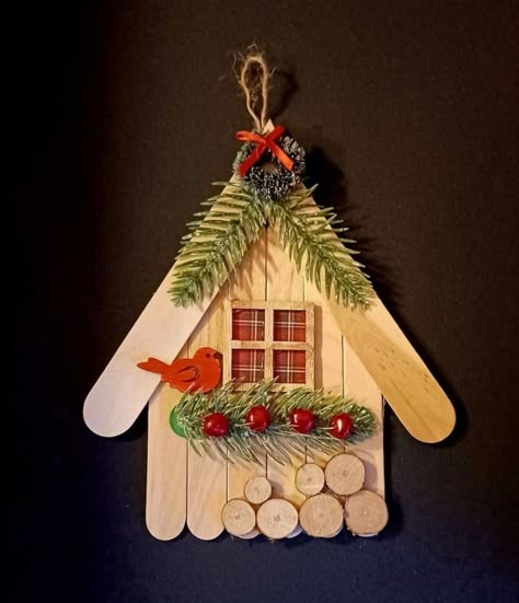 Christmas Wood Crafts Diy Projects Xmas, Sticks Crafts, Easy Christmas Ornaments, Christmas Crafts For Kids To Make, Rope Crafts Diy, Fun Christmas Decorations, Stick Crafts, Easy Christmas Crafts, Christmas Ornaments Homemade