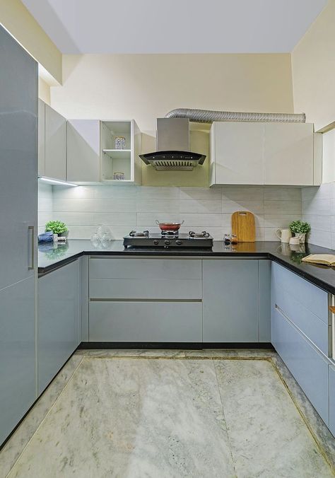 latest-modular-kitchen-design-small-spaces Latest Modular Kitchen Design, Kitchen Ceiling Design, Kitchen Design Small Space, Latest Kitchen Designs, Simple Kitchen Design, Kitchen Cupboard Designs, Modular Kitchen Designs, Modular Kitchen Design, White Kitchen Decor