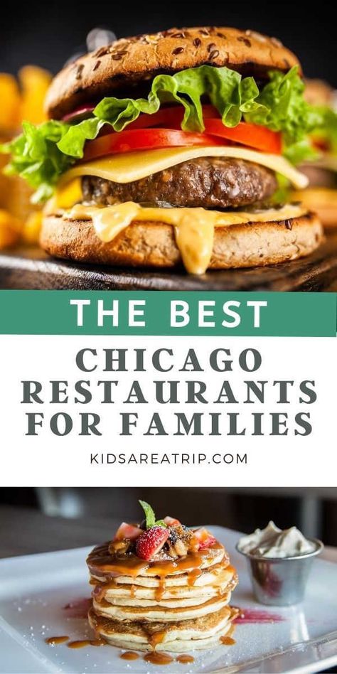 If you are wondering where to eat in Chicago with kids, we have you covered. These are our favorite family friendly Chicago restaurants everyone will love. Their delicious food will have you coming back for more! - Kids Are A Trip #Chicagorestaurants #bestchicagorestaurantskids #wheretoeatchicago #wheretoeatinchicagowithkids Where To Eat In Chicago, Chicago Family Vacation, Chicago With Kids, Brunch Chicago, Chicago Restaurants Best, Chicago Weekend, Kids Restaurants, Restaurants In Chicago, Chicago Vacation