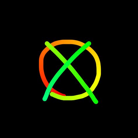 Operator Symbol, Crazy Kids, Peace Symbol, Rainbow