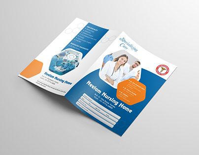 Doctor File Folder Design, Hospital File Design, File Folder Design, Folder Design, File Design, Nursing Home, Graphic Design Adobe, File Folder, Adobe Illustrator