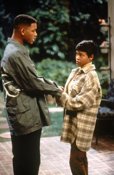 Lisa Fresh Prince, 90s Couples, Black 90s Fashion, Nia Long, Fresh Prince Of Bel Air, Prince Of Bel Air, Black Relationship Goals, Black Tv, Look Retro