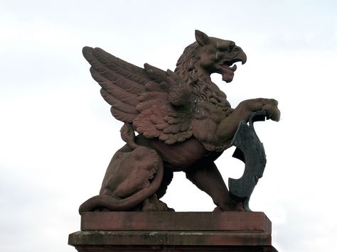 Griffin sculpture at Moltke bridge in Berlin Catty Noir, Monster High Characters, Different Cultures, Dragon Age, Sculptures & Statues, Animal Sculptures, Coat Of Arms, Mythical Creatures, T Rex