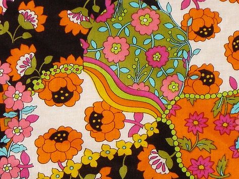 Retro Age Vintage Fabrics 70s Wallpaper, 70s Art, 60s Art, Vintage Wallpapers, Vintage Textile, Textile Pattern, Motif Vintage, Retro Fabric, Wallpaper Vintage