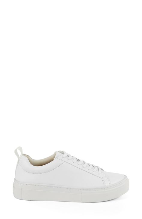 A platform sole kicks up the modern appeal of this fresh and sporty lace-up sneaker. 1 1/2" platform Leather upper and lining/rubber sole Imported Trendy Everyday Platform Sneakers In Synthetic, Trendy Synthetic Platform Sneakers For Everyday Wear, Modern Sneakers With Lug Sole For Spring, Modern Lug Sole Sneakers For Spring, Everyday Trendy Synthetic Platform Sneakers, Trendy Platform Sneakers With Contrast Sole For Everyday, Modern Everyday Platform Sneakers With Round Toe, Trendy Platform Sneakers With White Sole For Everyday, Modern Round Toe Platform Sneakers For Everyday