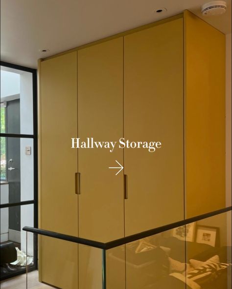 Super hallway storage. Swipe to see inside ⬅️ A sunny filled entrance, enhanced by this perfectly integrated storage cupboard, the ideal place to hide away all the coats, shoes, scooters and buggys! Notice the super slick curve as you enter & the pop of colour - it’s the little details that make all the difference. Need something bespoke for your hallway? Send us a DM for a free quote. #bespokejoinery #joinerylondon #hallwaydecor #interiors Hallway Cupboards, Integrated Storage, Storage Cupboard, Hallway Storage, Cupboard Storage, Free Quote, Hallway Decorating, Joinery, Scooters