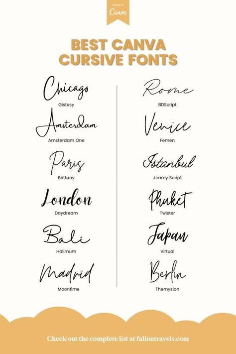 Fonts Canva Canva Cursive Fonts, Canvas Elements, Top Free Fonts, Fonts Cursive, Canva Font, Decorative Fonts, Feminine Fonts, Font Pairings, Canva Fonts