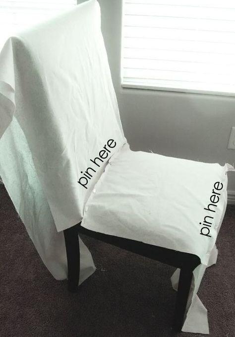 Ruthie be Maude: DIY Stenciled Parson Chair Slipcovers... Diy Chair Covers, Dining Room Chair Slipcovers, Chair Covers Slipcover, Dining Room Chair Covers, Reupholster Chair, Reupholster Furniture, Upholstery Diy, Chair Slipcovers, Dining Chair Covers