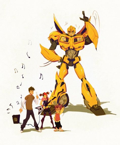 Transformers Prime Bumblebee, Bumble Bee Art, Transformers Memes, Transformers Rescue Bots, Transformers Funny, Transformers Autobots, Transformers Bumblebee, Transformers Comic, Transformers 3