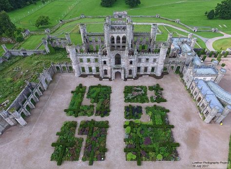 Dan Pearson, Uk Castles, Cumbria England, House Facades, Castle Mansion, Abandoned Castles, Castle Garden, Travel Industry, Interesting Places