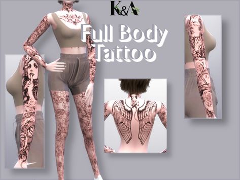 Female Sims 4 Cc, Tattoo Sims 4 Cc, Tatto Sleeve, Sims Challenge, Female Sims, Sims 4 Tattoos, Sims 3 Cc Finds, Tattoo Female, Free Sims 4