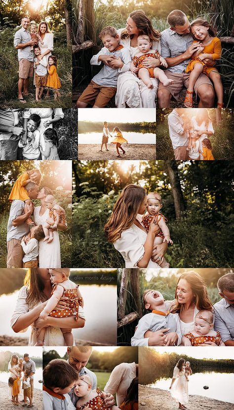 Fall Photoshoot Family, Babies Pictures, Family Potrait, Summer Family Pictures, Big Family Photos, Photography Outfits, Cute Family Photos, Family Photos With Baby, Family Photoshoot Poses