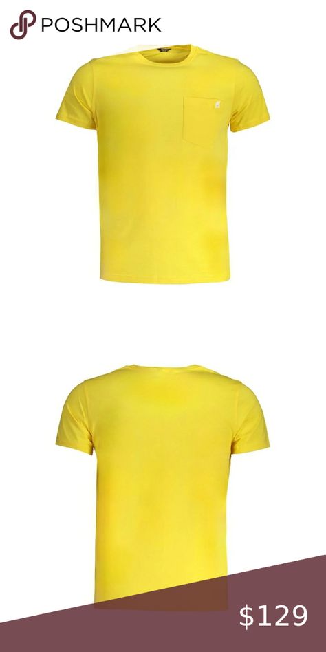 K-WAY K-WAY Yellow Cotton T-Shirt/L/Yellow