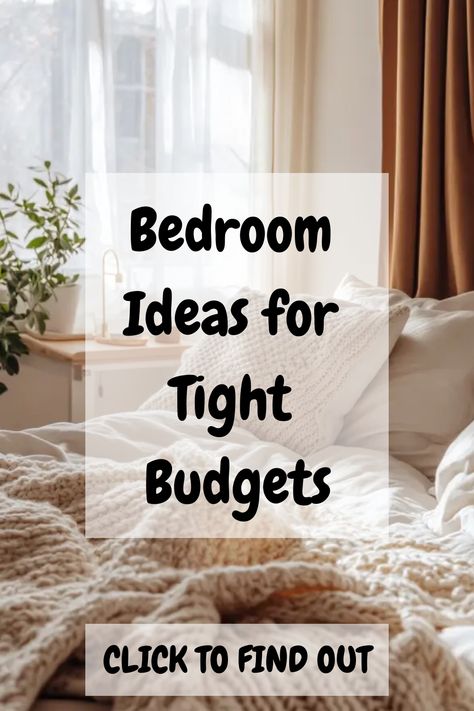 🌟 Elevate your bedroom décor on a budget! Our article is filled with budget bedroom décor ideas that are easy to implement. Click now for budget-friendly bedroom magic! Budget Friendly Room Decor Ideas, Bedroom Refresh On A Budget, Small Adult Bedroom Ideas, Bedroom Magic, Cheap Bedroom Ideas, Budget Bedroom Makeover, Fall Bedroom Ideas, Decorating A Bedroom, Bedroom Decoration Ideas