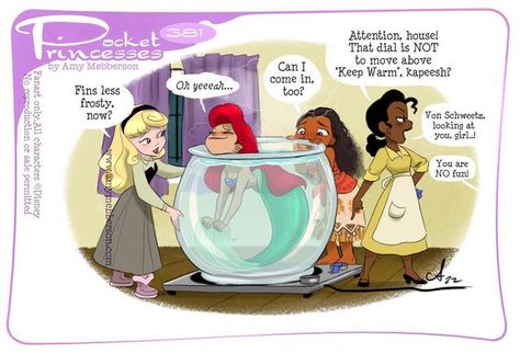 Pocket Princess Comics Meet The Princess, New Pocket Princess, Amy Mebberson, Pocket Princess Comics, Disney Princess Comics, Princess Stuff, Disney Comics, Pocket Princess, Disney Princess Cartoons