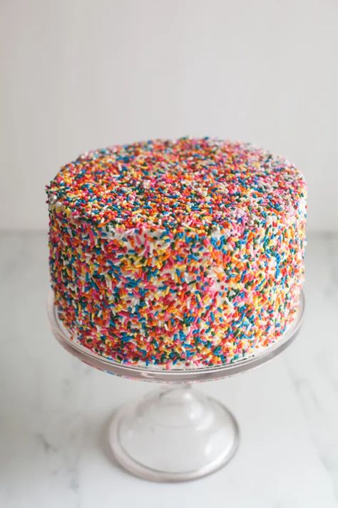 Birthday Desserts - ZoëBakes Beautiful Chocolate Cake, Southern Red Velvet Cake, Cream Cheese Buttercream Frosting, Sprinkles Birthday Cake, Cheesecake Lovers, Mini Tortillas, Birthday Desserts, Sprinkle Cake, Birthday Cake Recipe