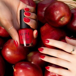 OPI UK (@opinailsuk) • Instagram photos and videos Opi Big Apple Red, Apple Nails, Interview Nails, Festive Holiday Nails, Pjo Dr, Opi Red, Opi Gel Nails, Red Names, Christmas Manicure