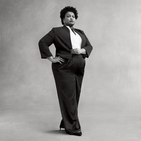 Stacy Abrams, Stacey Abrams, Hard Working Women, Julia Louis Dreyfus, Plus Size Workout, Cardboard Cutout, Black Person, Women Leaders, Bill Clinton