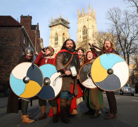 Vikings arrive in York ahead of Ragnarok, the Norse Apocalypse http://bit.se/Rtsy5M Viking Festival, Vikings, United Kingdom, England, Festival, The World, Travel