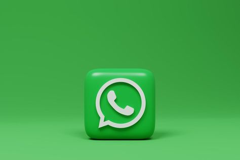 Whatsapp logo on green background. 3d render. Whatsapp Background, Whatsapp Logo, Whatsapp Wallpaper, Backyard Inspo, Background 3d, Photo Search, Wallpaper App, 3d Render, Green Background