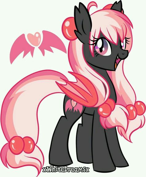 This is Strawberry Wings. She is a 16 and loves the color pink and black. She dose not love the light because she cab turn into dust. >>UP FOR ADOPTION<< Mlp Bat Pony, Bat Pony Oc, Mlp Adoption, Pony Ocs, Bat Pony, Mlp Ocs, Pony Oc, Animes Emo, Mlp Oc