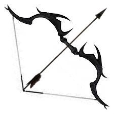 Tattoo idea: Bow & Arrow (Bonus: Daedric) Bow Arrow Tattoos, Archery Tattoo, Bow Drawing, Arrow Symbol, Arrow Drawing, Bow Tattoo, Archery Bow, Bow Arrow, Arrow Tattoo