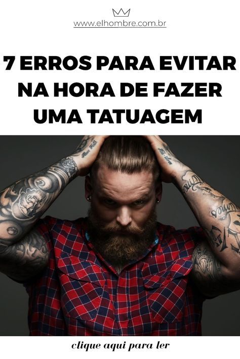 tatuagem para homens, tatuagens para homens, o que evitar na tatuagem, como não errar na tatuagem, tattoo para homens, escolha do tatuador, escolha do estúdio, tatuagens da moda, trabalho e tatuagem, profissões e tatuagem Tatuagem Masculina Pequena, Tela Iphone, Cool Tattoos For Guys, Beard Tattoo, Best Friend Tattoos, Desenho Tattoo, Best Tattoo Designs, Friend Tattoos, Arm Tattoos For Guys