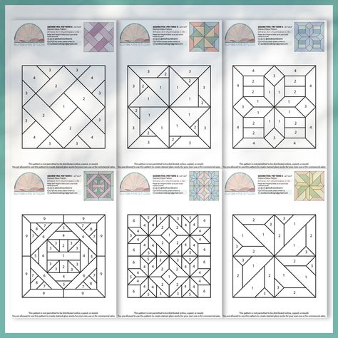 Stained glass patterns free printables templates