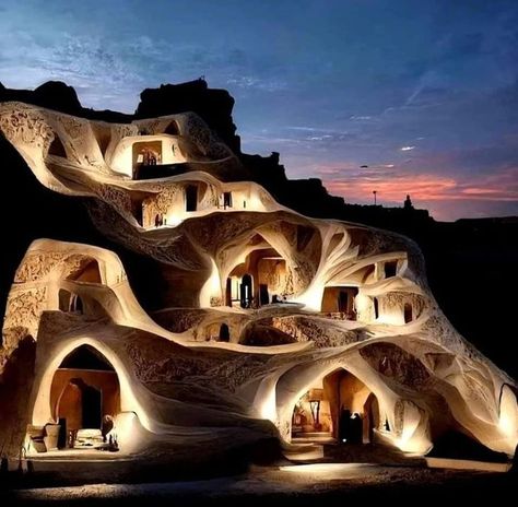 Unrealistic Places, Aesthetic Buildings, Earth Houses, Turkey Hotels, Turkey Vacation, Hotels In Turkey, Cave Hotel, Travel Turkey, Cappadocia Turkey