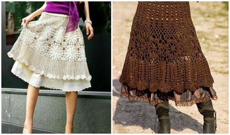 Little Treasures rounded up ten free #crochet skirt patterns Maxi Skirt Pattern Free, Maxi Skirt Pattern, Hippie Rock, Skirt Pattern Free, Crochet Maxi Skirt, Crochet Skirt Pattern, Crochet Skirts, Crochet Maxi, Crochet Skirt