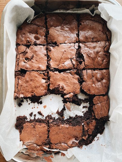 Sour Cherry and Dark Chocolate Brownies — By Rosie Louise Sour Cherry Brownies, Cherry Brownies, Dark Chocolate Brownies, Cherry Cake, Sour Cherry, Chocolate Brownies, Cocoa Powder, Dark Chocolate, Brownies