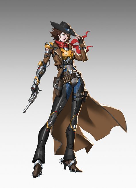 Space Cowgirl Character Design, Cowgirl Art Reference, Cowgirl Design Character, Scifi Gunslinger, Space Cowgirl Art, Gunslinger Reference, Cowgirl Reference, Character Design Steampunk, Sci Fi Cowboy