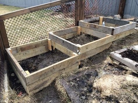 Raised Planters, Front Landscape, Building Raised Beds, Raised Garden Bed Plans, Backyard Garden Diy, Backyard Trees, Garden Boxes Raised, Sloped Yard, Building Raised Garden Beds