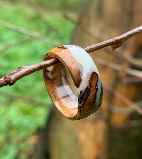 Excited to share this item from my #etsy shop: Walnut Bentwood Ring. Wedding Band. Handmade Wood Ring. Custom Men Women Wood. Band Engagement Anniversary. Stone Inlay. Inlay Ring Hand Carved Ring, Wood Engagement Ring, Wooden Wedding Bands, Wooden Rings Engagement, Forest Jewelry, Bentwood Rings, Rustic Ring, Wood Anniversary Gift, Wood Wedding Band