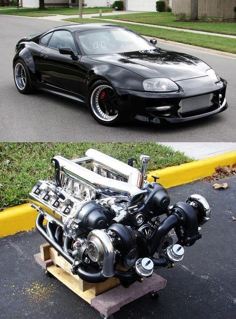 4.7L Twin Turbo V8 Toyota Supra Mk4 Supra, Sick Cars, Safe House, Toyota Supra Mk4, Japan Life, Best Jdm Cars, Custom Muscle Cars, Motor Engine, Street Racing Cars