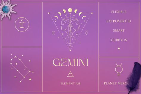 Esoteric Logo, Spiritual Logo, Perfume Logo, Zodiac Sign Designs, Gemini Zodiac Sign, Logo Branding Design, Spa Logo, Astrology Gemini, Sign Logo