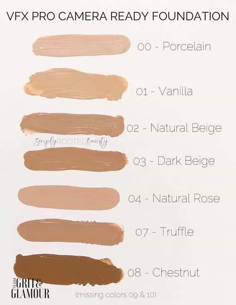 Farmasi Foundation Color Match, Farmasi Foundation Swatches, Farmasi Vfx Pro Foundation, Farmasi Foundation, Beauty Graphics, Farmasi Graphics, Foundation Color Match, Farmasi Products, Sustainable Makeup