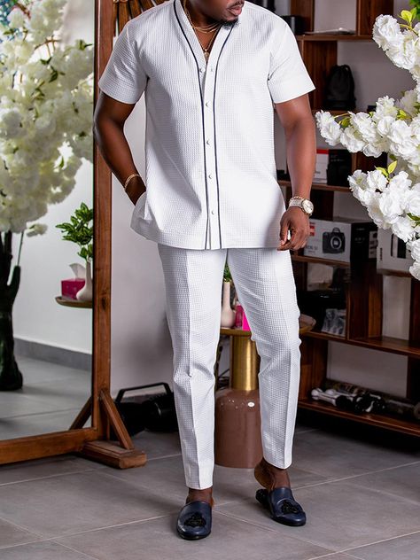 Reception Look For Men, Kaftan Designs Men, White Senator Wears For Men, Latest Men Senator Designs, Men Kaftan Designs, Danny Walker, Senator Designs, Men Senator, Kaftan For Men