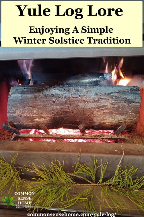 Get away from commercialism and enjoy some simpler holiday traditions. We share the meaning behind the Yule Log, and how to incorporate it into your winter celebrations. Yule Logs Decoration, Winter Solstice Traditions, Yule Log Cake, Solar System Crafts, New Years Dinner, Green Witchcraft, Log Cake, Yule Log, Winter Festival