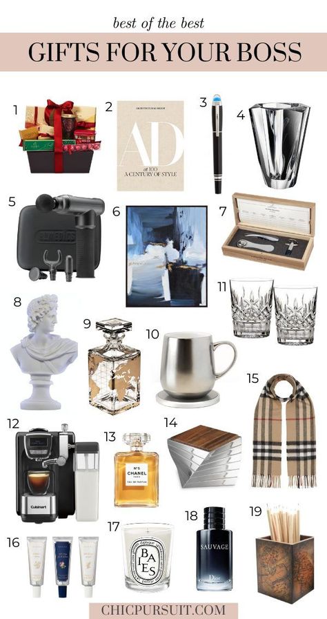 The Best Expensive Gifts For Your Boss | A collection of the best luxury gifts for boss, all the way from luxury gifts for women most expensive, expensive gifts for women luxury, and more luxury gift ideas for her. There’s also luxury gifts for men, luxury gifts for him and expensive gifts for him. These luxury gift ideas for boss are definitely worth the money! #luxurygifts #luxurygiftideas #luxurygiftsformen #luxurygiftsforwomen #giftsforboss #luxurygiftsforboss #giftideas #gifts Ceo Gift Ideas, Gifts For Black Men, Expensive Gifts For Boyfriend, Expensive Gifts For Him, Gift For Boss Woman, Expensive Gifts For Women, Expensive Presents, Gift Ideas For Boss, Expensive Gifts For Men