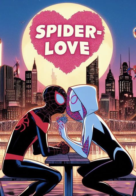 Miles And Gwen Matching Icons, Spider Man Love, Spider Man And Gwen, Spider Couple, Spider Gwen Art, Spiderman And Spider Gwen, Miles Spiderman, Spiderman 3, Spiderman Spider