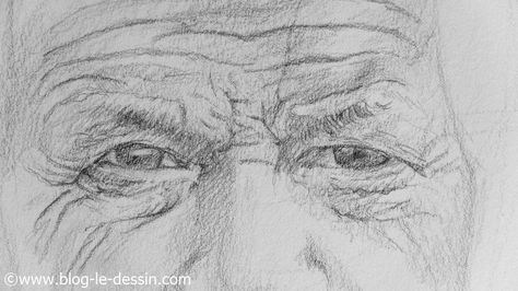 comment dessiner les rides   illustration de la peau du facies apres dessin des rides Drawing Wrinkles, Portrait Au Crayon, Facial Wrinkles, Face Illustration, Face Wrinkles, Art Portraits, Les Rides, Art Academy, Paper Drawing