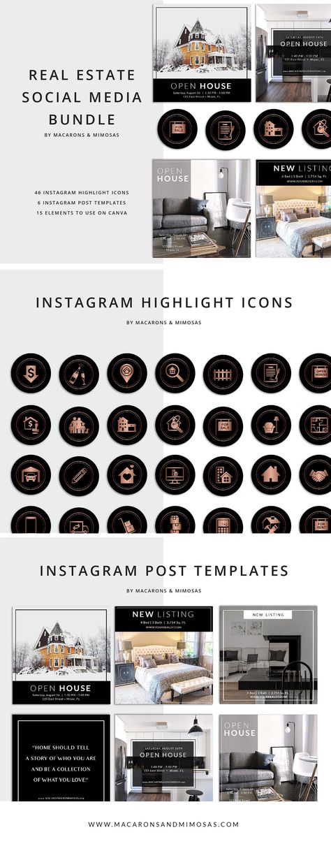 46 Real Estate Instagram Story Icons #Yard#Sign#Sale#Floor Realtor Instagram, Real Estate Icons, Real Estate Instagram, Icon Covers, Open House Real Estate, Rose Gold Marble, Real Estate Templates, 5 Elements, Sell Your House Fast