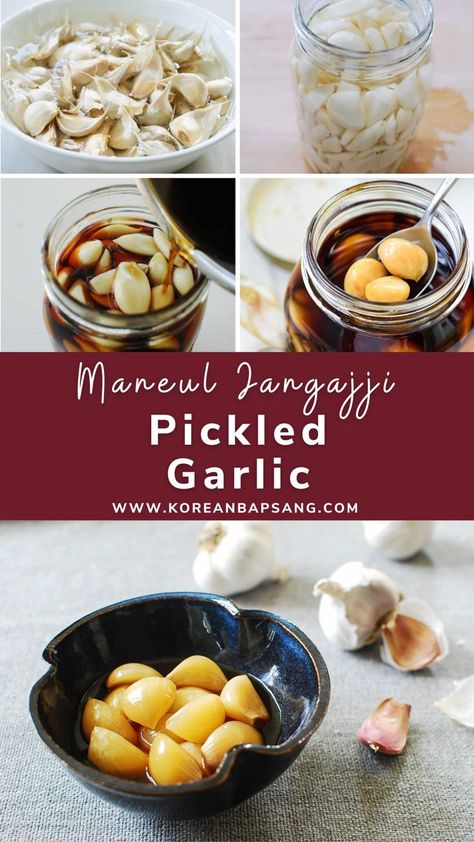 Vegan Popsicles, Pickled Garlic, Asian Inspired Dishes, Easy Chinese Recipes, Garlic Recipes, Potluck Recipes, Pickling Recipes, Asian Cooking, Asian Dishes