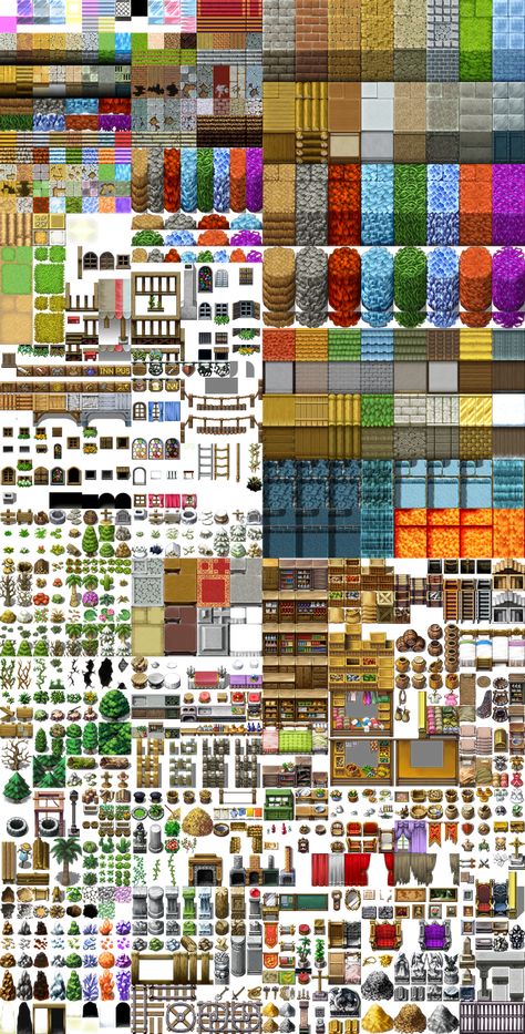 Rpg Maker Xp Tilesets, Pixel Art Tileset, Rpg City, 2d Rpg, Rpg Maker Vx, Pokemon Rpg, Call Of Cthulhu Rpg, Traveller Rpg, Video Game Sprites