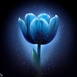 creame un tulipan con brillos azules photorealistic - Generador de imágenes de Microsoft Bing Create Image, Your Image, Bing Images, Microsoft, The Creator, Tattoos