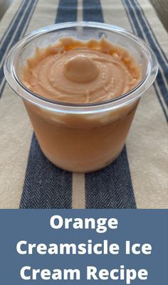 Orange Sherbet Recipe Ninja Creami, Ninja Creami Recipes Orange Sherbert, Tang Ice Cream, Ninja Creami Mandarin Orange, Ninja Creami Recipes Orange Julius, Orange Cream Ice Cream Recipe, Orange Creamsicle Protein Ice Cream, Orange Creami Ninja, Orange Sherbet Ninja Creami