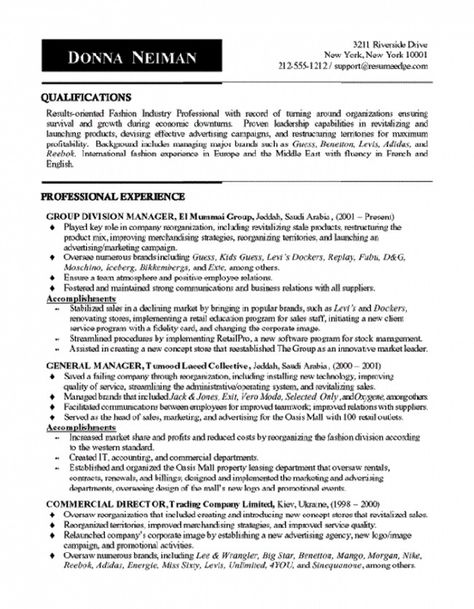 The Best Brand Manager Resume  Check more at http://sktrnhorn.co/brand-manager-resume/ Project Manager Cover Letter, Fashion Cv, Clothing Stylist, Retail Resume, Fashion Job, Fashion Resume, Job Resume Format, Teacher Resume Examples, Marketing Resume